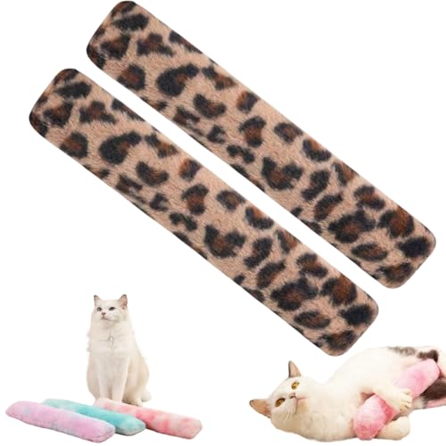 Katzenminze Polster Spielzeug, 3 Stück Katzenminze Kissen, Katzenspielzeug Selbstbeschäftigung Baldrian Kissen Für Katzen, Weiches Und Langlebiges, Gefüllt Und Langanhaltende Spielfreude (2pcs-d) von Qosigote