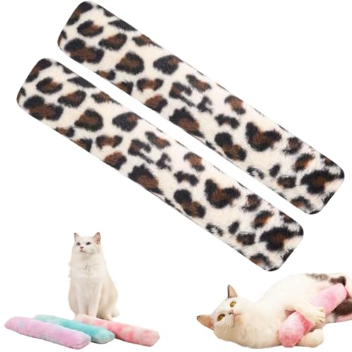 Katzenminze Polster Spielzeug, 3 Stück Katzenminze Kissen, Katzenspielzeug Selbstbeschäftigung Baldrian Kissen Für Katzen, Weiches Und Langlebiges, Gefüllt Und Langanhaltende Spielfreude (2pcs-f) von Qosigote