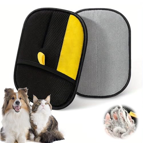 Qosigote 2025 New Petlova Glove, Petlova Sweep, Athly Pet Hair Remover Glove, Cat & Dog Hair for Grooming Deshedding Washing for Couch Furniture Carpet (1pc) von Qosigote