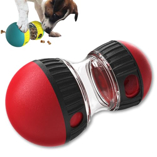 Qosigote Food Leakage Toy, Nice Interactive Dog Toys and Dog Puzzle Toy,Dog Leaky Food Toys, Interactive Dog Toys and Dog Puzzle Toy - Engaging Fun for Your Furry Friend (Red) von Qosigote