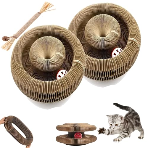 Qosigote Katzenwirbel, Katzenliebling Katzenwirbel, Katzen Wirbel, Katzen Wirbel Spielzeug, Katzenspielzeug Kratzen Kratzmöglichkeiten Katze Für Junge Katze Interaktive Kratzunterlage Mit Ball (2pcs) Qosigote Katzenwirbel, Katzenliebling Katzenwirbel, Katzen Wirbel, Katzen Wirbel Spielzeug, Katzenspielzeug Kratzen Kratzmöglichkeiten Katze Für Junge Katze Interaktive Kratzunterlage Mit Ball (2pcs) von Qosigote