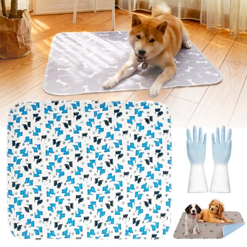 Qosigote Peepaws PIPI Pads, Peepaws – The Ultimate PIPI Pad for Dogs, Reusable Puppy Potty Training Pads, Super Absorbent and Washable Puppy Pads (M,J) von Qosigote