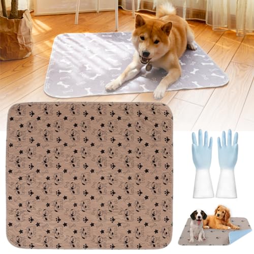 Qosigote Peepaws PIPI Pads, Peepaws – The Ultimate PIPI Pad for Dogs, Reusable Puppy Potty Training Pads, Super Absorbent and Washable Puppy Pads (S,G) von Qosigote