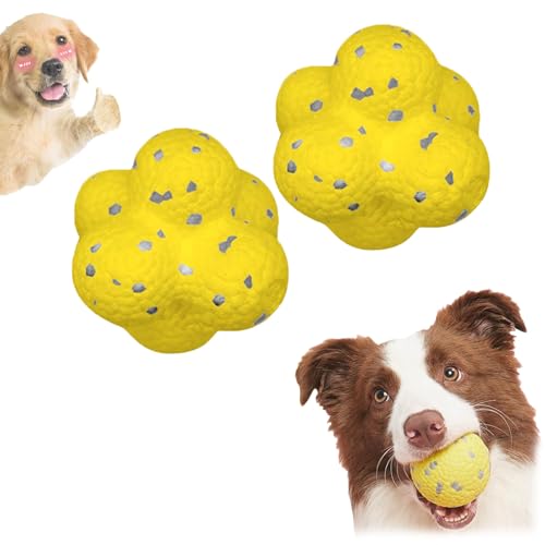 Qosigote Chew Magic Ball - Robust & Chewproof Chew Magic Classic Ball (2PCS) von Qosigote