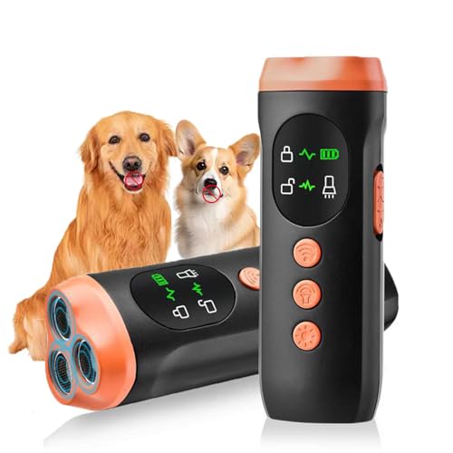 Qosigote Ruhemeister Pro - Schonendes Ultraschall-Training Für Ruhiges Zuhause, Ruhemeister Hund, Anti Hundegebell Ultraschall, Leicht, Handlich (C) von Qosigote