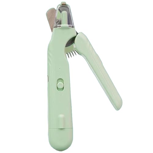 The Safetrim By Pupnourish, Pupnourish Nail Trimmer, Led Pet Nail Clipper, Krallenschere Für Hunde, 2 In1 Design Precision Trimming And Grinding, Geräuscharm, Vermeiden Sie Verletzungen (Grün) von Qosigote
