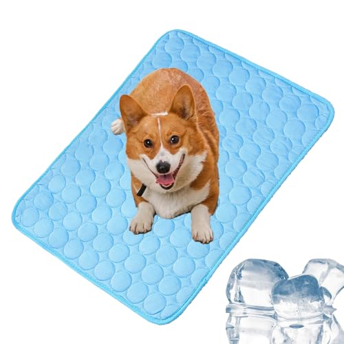 Qosneoun Furry Basics Kühlmatte für Hunde, Furrybasics Kühlmatte, coolste Matte für heiße Welpen, Haustier-Eisseide, selbstkühlendes Kissen, waschbar für kleine, mittelgroße und große Hunde und Katzen Qosneoun Furry Basics Kühlmatte für Hunde, Furrybasics Kühlmatte, coolste Matte für heiße Welpen, Haustier-Eisseide, selbstkühlendes Kissen, waschbar für kleine, mittelgroße und große Hunde und Katzen von Qosneoun