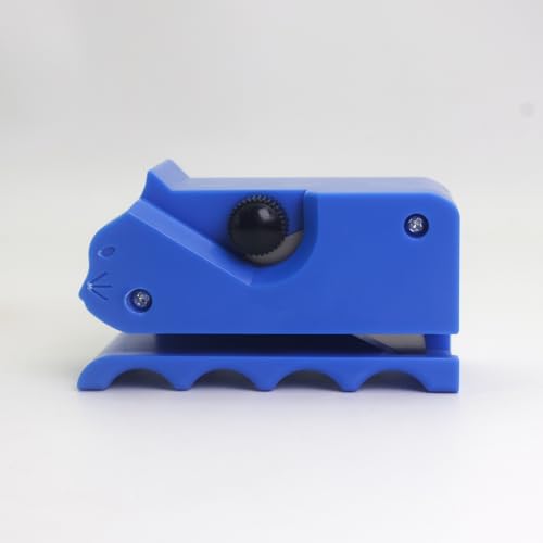 Kartonschneider für Katzenkratzbretter – Kartonstreifen Cutter, DIY Katzenkratzbrett Werkzeug, Pappe Schneiden, Recycelbarer Kartonstreifen Cutter, Nachhaltige Lösung für Katzenliebhaber (Blau) von Qottmez