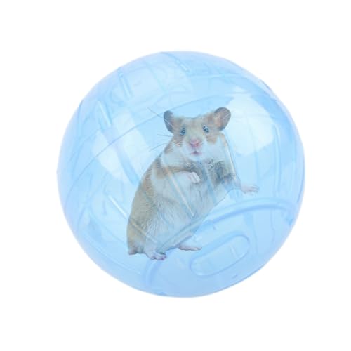 Hamster-Übungsbälle, Übungsrad, Joggingbälle für Hamster, tragbare Kleintier-Übungsbälle für Hamster, kleines Haustier, süßes Haustier-Trainingswerkzeug für den Innenbereich von Qoukonao