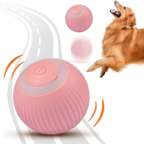 Qoukonao Automatischer Beweglicher Katzenball - Intelligenter Beweglicher Spielball Für Drinnen,Beutegier Stimulierung 360° Rotation Garten Balkon Haus Terrasse von Qoukonao