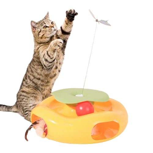 Qoukonao Automatisches Interaktives Katzenspielzeug, Elektrisches Flattern Schmetterling Spiel Interaktives Katzenspielzeug, Leises Spielzeug Für Unterhaltung Training Zuhause Garten Balkon Wohnzimmer Qoukonao Automatisches Interaktives Katzenspielzeug, Elektrisches Flattern Schmetterling Spiel Interaktives Katzenspielzeug, Leises Spielzeug Für Unterhaltung Training Zuhause Garten Balkon Wohnzimmer von Qoukonao