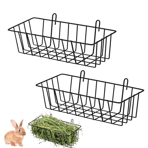Qoukonao Heu Feeder Rack 2 Stücke Metall Heuraufe Heuraufe für Käfig Haustier Heu Feeder mit Haken Haustier Käfig Zubehör für Kleintiere Chinchillas Meerschweinchen Qoukonao Heu Feeder Rack 2 Stücke Metall Heuraufe Heuraufe für Käfig Haustier Heu Feeder mit Haken Haustier Käfig Zubehör für Kleintiere Chinchillas Meerschweinchen von Qoukonao