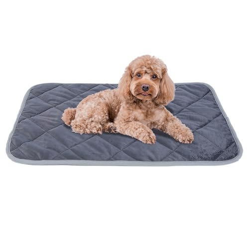 Qoukonao Hundebett Für Transportbox - Katzen Schlafplatz Wärmeunterlage - Waschbare Schlafkissen Für Kälteisolierung,Haustier Ruhebereich Für Käfig Auto Indoor von Qoukonao