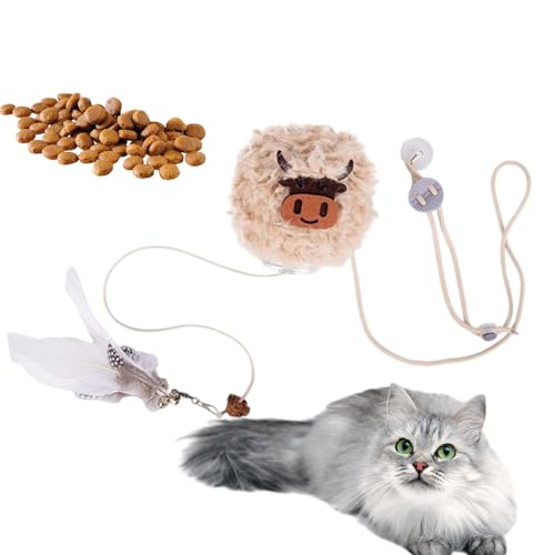 Qoukonao Interaktiver Katzen-Leckerli Spender | Interaktives Katzenspielzeug Für Leckerli Im Haus,Förderung Von Spielen & Belohnung Drinnen Draußen Kätzchen Haustier Genussvolle Spielzeit Qoukonao Interaktiver Katzen-Leckerli Spender | Interaktives Katzenspielzeug Für Leckerli Im Haus,Förderung Von Spielen & Belohnung Drinnen Draußen Kätzchen Haustier Genussvolle Spielzeit von Qoukonao