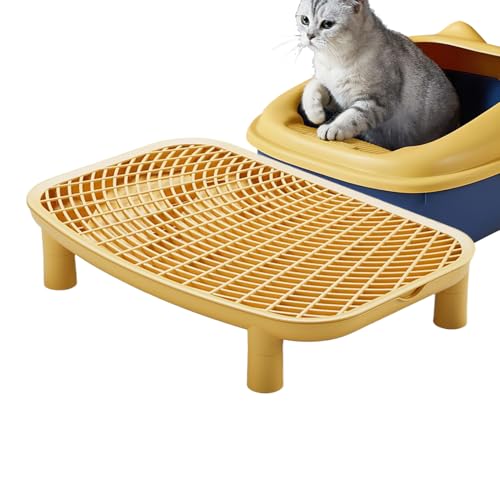 Qoukonao Katzenklostufe | Zweistufiger Katzenstreu Fänger Hocker mit Stauraum | Leicht Zu Reinigen Kätzchen Stufe Sammlung Treppe Für Wohnzimmer Studie Balkon Wohnung Qoukonao Katzenklostufe | Zweistufiger Katzenstreu Fänger Hocker mit Stauraum | Leicht Zu Reinigen Kätzchen Stufe Sammlung Treppe Für Wohnzimmer Studie Balkon Wohnung von Qoukonao