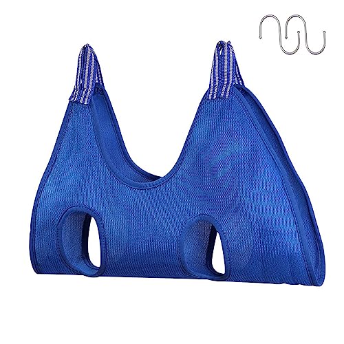 Qrity 1 Stück Katzenpflegetasche, Hängematten Geschirr, Hundepflege Hängematte Set mit S Haken, für die Fellpflege, Hunde und Katzen Nägelschneiden, Blau-XS Qrity 1 Stück Katzenpflegetasche, Hängematten Geschirr, Hundepflege Hängematte Set mit S Haken, für die Fellpflege, Hunde und Katzen Nägelschneiden, Blau-XS von Qrity