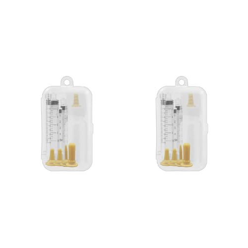 1 x Haustier-Stillflaschenset, Silikon-Nippelspritzen, Milch-Futterflaschen für Neugeborene, Kätzchen, Welpen, Kaninchen, Flaschennippel, Trinkflaschen, Nippel, Kätzchen, Welpen, Spritzen, 1 ml 1 x Haustier-Stillflaschenset, Silikon-Nippelspritzen, Milch-Futterflaschen für Neugeborene, Kätzchen, Welpen, Kaninchen, Flaschennippel, Trinkflaschen, Nippel, Kätzchen, Welpen, Spritzen, 1 ml von Qsvbeeqj