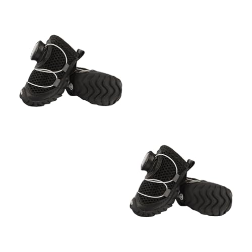 2 leichte Hundeschuhe mit Oxford-Sohle, Sneaker, regulierbar, für kleine Katzen, Welpen, modische Schuhe von Qsvbeeqj