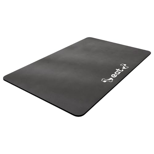 Qsvbeeqj Haustier Essmatte Wasserdichtes Placemat Gummi Rücken Für Lebensmittelschalen Verschüttet Einfacher Wartungsboden Sparen Haustier Fütterungsmatte von Qsvbeeqj