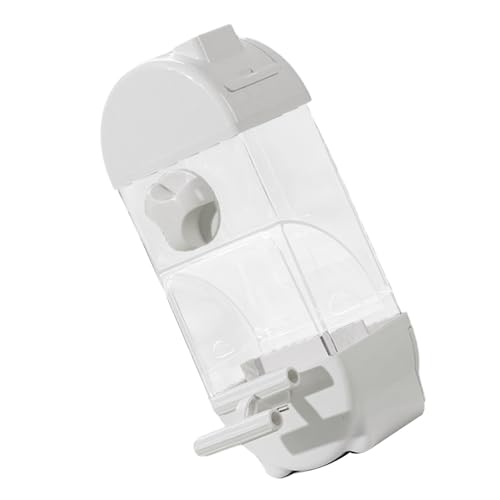 Qsvbeeqj Klare Semi Geschlossene Automatische Vogelfutterleiter Splash Proof Designs Papageienfuttermittel Lebensmittelbehälter Für Kleine Bis Mittelgroße Birds Halb Geschlossene Konstruktion Feeder von Qsvbeeqj