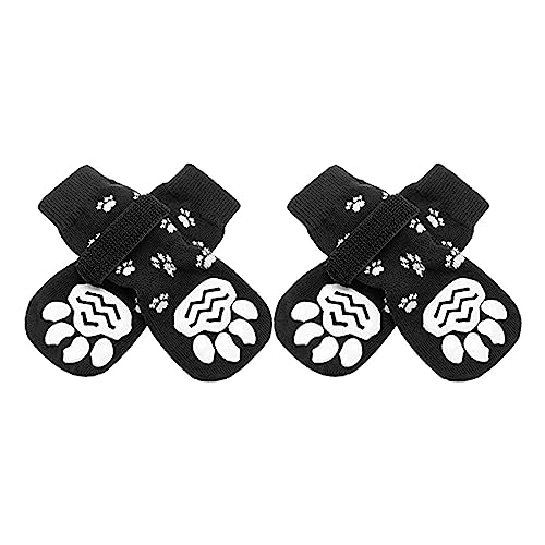 Outdoor-Hundeschuhe, verstellbar, Winter-Hundeschuhe für Regen, Schnee, reflektierender Pfotenschutz für Wanderschuhe und Pfotenschutz von Qsvbeeqj