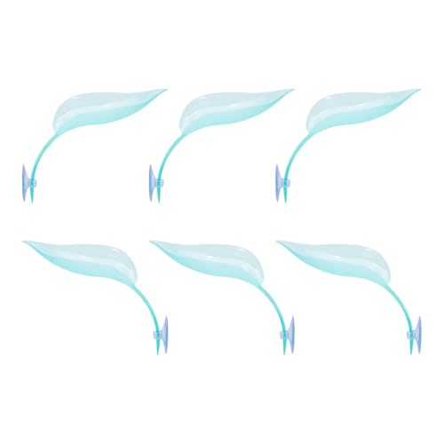 Qsvbeeqj 6pcs Reptilien Die Plattformblatt Für Schildkröten Und Frösche Mit Starken Saugnapf Terrarien Zubehör Lebensräumen Dekore Schildkröten Backenplattform von Qsvbeeqj
