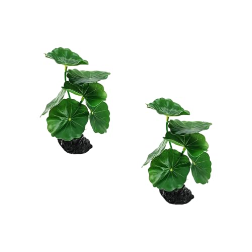 Qsvbeeqj Aquarien Landschaft Künstliches Blattterrarium Garnelenanlagen Statue Aquarien Lebensraum Dekore Unterwasser Dekore von Qsvbeeqj