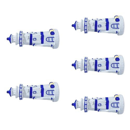 Qsvbeeqj Fischtanks Künstliche Schlösser Leuchtturmhandwerkssimulationslandschaft Große Figur Fischtank Landschaftsbau Fischtanks Lebensraum Aquarium von Qsvbeeqj