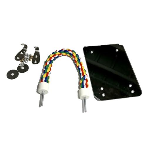 Qsvbeeqj Großer Verspiegelter Vogelspielzeug Outdoor Vogelkäfig Reflexion Spielzeug Haltbarkeit Vogelprodukt Für Käfigunterhaltung von Qsvbeeqj