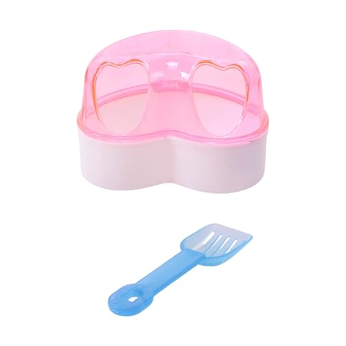 Qsvbeeqj Hamster Badewanne Badezimmer Sandbad Behälter Hamster Toilettensandkasten Staubbadewannen Für Hamstercage Accessoires Sandbadbehälter von Qsvbeeqj