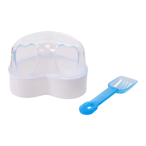 Qsvbeeqj Hamster Badewanne Badezimmer Sandbad Behälter Hamster Toilettensandkasten Staubbadewannen Für Hamstercage Accessoires Sandbadbehälter von Qsvbeeqj