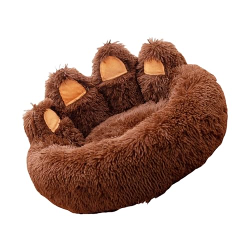 Qsvbeeqj Haustierbett Kätzchen Welpe Geburtstagsgeschenk Für Haustiere Pelzige Cover Für Hund Und Katzen Warm Nest Plüsch Hund von Qsvbeeqj
