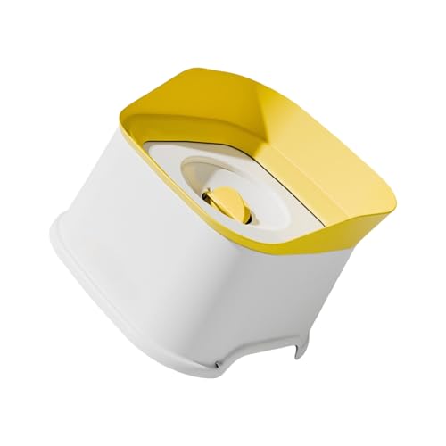 Qsvbeeqj Hygienisch Verschüttete Resistente Haustierhund Behandlungs Lebensmittelschale Spill Proof Anti Schlupfboden Große Hunde 1L/2L Wasserspender Spritzproof Pet Pet Bowl von Qsvbeeqj