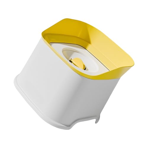 Qsvbeeqj Hygienisch Verschüttete Resistente Haustierhund Behandlungs Lebensmittelschale Spill Proof Anti Schlupfboden Große Hunde 1L/2L Wasserspender Spritzproof Pet Pet Bowl von Qsvbeeqj
