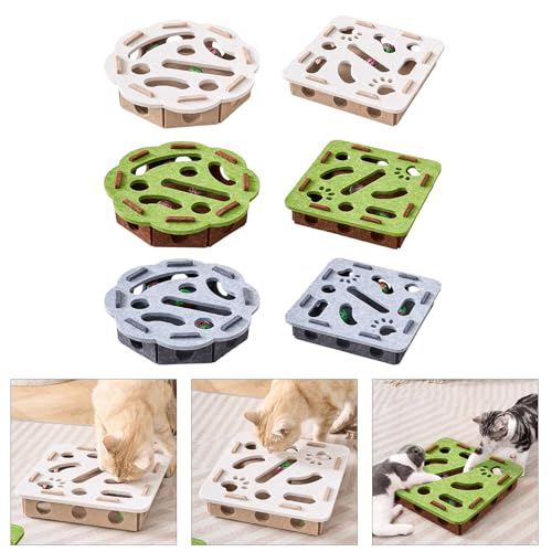 Qsvbeeqj Katzenanreicherungs Puzzlespielzeug Für Kognitive Entwicklung Ungiftiger Filzgewebe Mehrere Löcher Indoor Spiel Puzzle Box Spiel Filzkatzen Aktivität Spielzeug Qsvbeeqj Katzenanreicherungs Puzzlespielzeug Für Kognitive Entwicklung Ungiftiger Filzgewebe Mehrere Löcher Indoor Spiel Puzzle Box Spiel Filzkatzen Aktivität Spielzeug von Qsvbeeqj