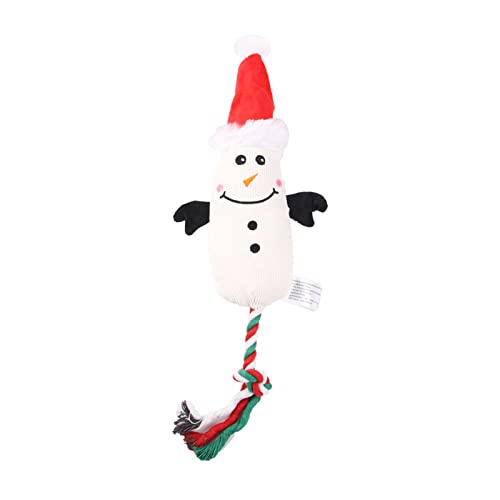 Qsvbeeqj Plüsch-Kauspielzeug, quietschendes Hundespielzeug für aggressives Kauen, niedliches Weihnachtsmotiv, interaktiv, quietschend, gefüllt Qsvbeeqj Plüsch-Kauspielzeug, quietschendes Hundespielzeug für aggressives Kauen, niedliches Weihnachtsmotiv, interaktiv, quietschend, gefüllt von Qsvbeeqj