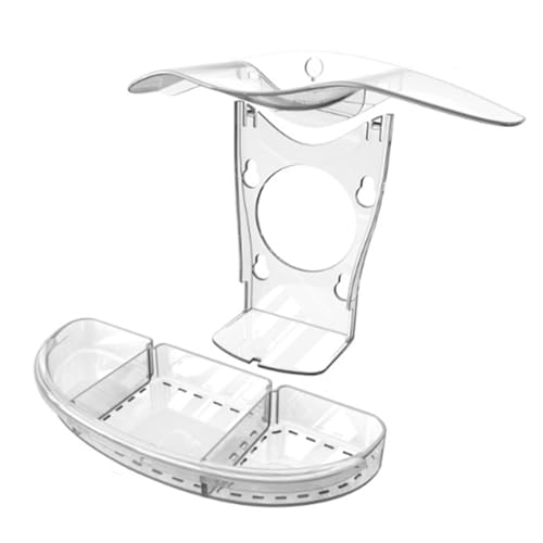 Qsvbeeqj Saugnapfbecher Vogelfutterhäuschen Bird Feeder Vogelbeobachtung Vogelhäuschen Accessoire Für Vogelbeobachter Haushalt von Qsvbeeqj