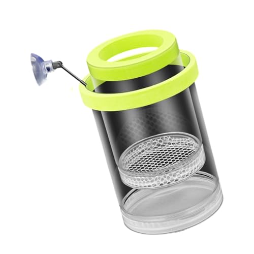 Schwimmende Fischzuchtbox mit Netz-Design, sichere Fisch-Lebensraum-Isolationsbehälter für Frittiergarnelen, einfache Einrichtung, kompakt, Betta, Guppy, Clownfische, Zuchtbox Schwimmende Fischzuchtbox mit Netz-Design, sichere Fisch-Lebensraum-Isolationsbehälter für Frittiergarnelen, einfache Einrichtung, kompakt, Betta, Guppy, Clownfische, Zuchtbox von Qsvbeeqj