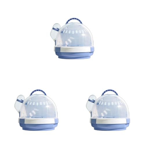 Transportkäfig für kleine Haustiere, Hamster-Tragetasche, mit Wasserflasche, belüftete Tragetasche, PetCage Cage von Qsvbeeqj
