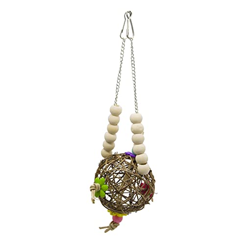 Vogelspielzeug für kleine Papageien, Kauspielzeug, Rattan-Kugelkäfig, Futtersuche, Hängespielzeug für Sittiche, Liebe, Vögel, Wellensittiche, Vogel Vogelspielzeug für kleine Papageien, Kauspielzeug, Rattan-Kugelkäfig, Futtersuche, Hängespielzeug für Sittiche, Liebe, Vögel, Wellensittiche, Vogel von Qsvbeeqj
