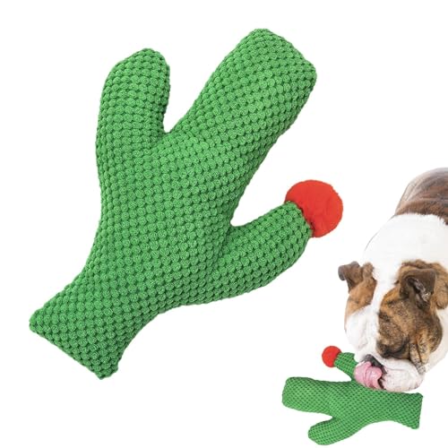 Quaeetyu Katzenminze-Spielzeug für Katzen, Kauspielzeug für Katzen - Kaktusförmiges Katzenminze-Katzenspielzeug - Interaktives Plüsch-Kätzchen-Beißspielzeug, Katzen-Kicker-Spielzeug, fördert die von Quaeetyu