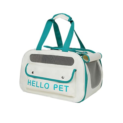 Quaeetyu Katzentragetasche, faltbar, tragbar, weiche Seiten, große Kapazität, Haustiertasche mit abnehmbarer Schulter für kleine, mittelgroße Hunde und Katzen von Quaeetyu