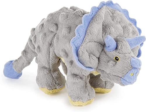 goDog Frills Dino with Chew Guard Technology, Small, Gray von Quaker Pet Group