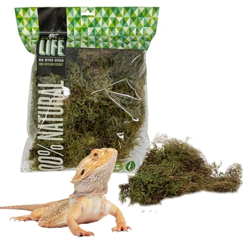 Quality Growers The Habitat Life - Natürliches Dekomoos - für Reptilien, Amphibien & Wirbellose Terrarien - Feuchtigkeitskontrolle - Natürliches Aussehen & Haptik - Weiche Oberfläche - Farbstofffrei Quality Growers The Habitat Life - Natürliches Dekomoos - für Reptilien, Amphibien & Wirbellose Terrarien - Feuchtigkeitskontrolle - Natürliches Aussehen & Haptik - Weiche Oberfläche - Farbstofffrei von Quality Growers