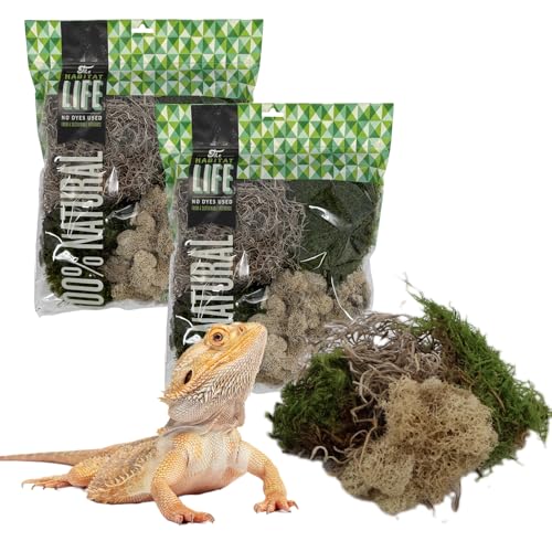Quality Growers The Habitat Life – Natürliches Sortenpaket – Mischung aus Rentier, Stimmung, Laken und spanischem Moos – für alle Terrarien – Feuchtigkeitskontrolle – atmungsaktive Bettwäsche Quality Growers The Habitat Life – Natürliches Sortenpaket – Mischung aus Rentier, Stimmung, Laken und spanischem Moos – für alle Terrarien – Feuchtigkeitskontrolle – atmungsaktive Bettwäsche von Quality Growers