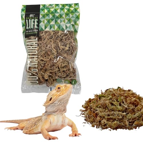 Quality Growers - The Habitat Life - Natürliches Sphagnummoos - für Reptilien, Amphibien & Wirbellose Terrarien - Feuchtigkeitskontrolle - Ideal zum Graben & Nisten - Farbstofffrei & Sicher - Klein Quality Growers - The Habitat Life - Natürliches Sphagnummoos - für Reptilien, Amphibien & Wirbellose Terrarien - Feuchtigkeitskontrolle - Ideal zum Graben & Nisten - Farbstofffrei & Sicher - Klein von Quality Growers