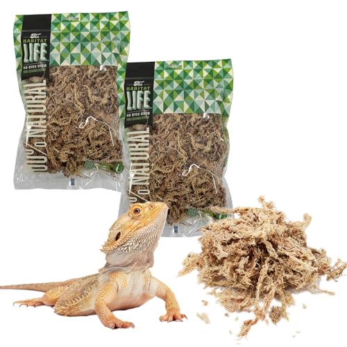 Quality Growers - The Habitat Life - Natürliches Sphagnummoos - für Reptilien, Amphibien & Wirbellose Terrarien - Feuchtigkeitskontrolle - Ideal zum Graben & Nisten - farbstofffrei & sicher - Klein Quality Growers - The Habitat Life - Natürliches Sphagnummoos - für Reptilien, Amphibien & Wirbellose Terrarien - Feuchtigkeitskontrolle - Ideal zum Graben & Nisten - farbstofffrei & sicher - Klein von Quality Growers