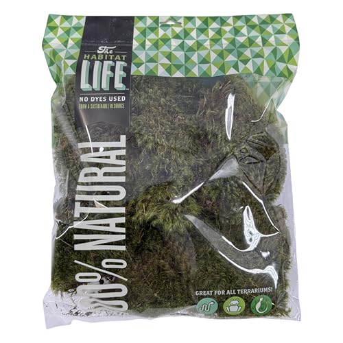 Quality Growers - The Habitat Life - Natürliches Stimmungsmoos - für Reptilien, Amphibien & Wirbellose Terrarien - Feuchtigkeitsspeichernd - Feuchtigkeitskontrolle - Weiche Einstreu - Farbstofffrei Quality Growers - The Habitat Life - Natürliches Stimmungsmoos - für Reptilien, Amphibien & Wirbellose Terrarien - Feuchtigkeitsspeichernd - Feuchtigkeitskontrolle - Weiche Einstreu - Farbstofffrei von Quality Growers