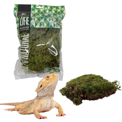 Quality Growers - The Habitat Life - Natürliches Stimmungsmoos - für Reptilien, Amphibien & Wirbellose Terrarien - Feuchtigkeitsspeichernd - Feuchtigkeitskontrolle - Weiche Einstreu - Farbstofffrei Quality Growers - The Habitat Life - Natürliches Stimmungsmoos - für Reptilien, Amphibien & Wirbellose Terrarien - Feuchtigkeitsspeichernd - Feuchtigkeitskontrolle - Weiche Einstreu - Farbstofffrei von Quality Growers
