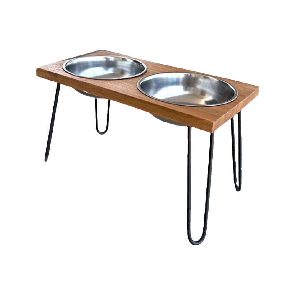 Quapas! Premium Teak Futterstation - M von Quapas!